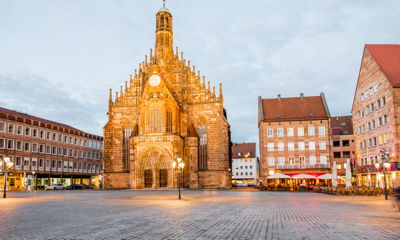 The old city hall in Nuremberg, Germany.